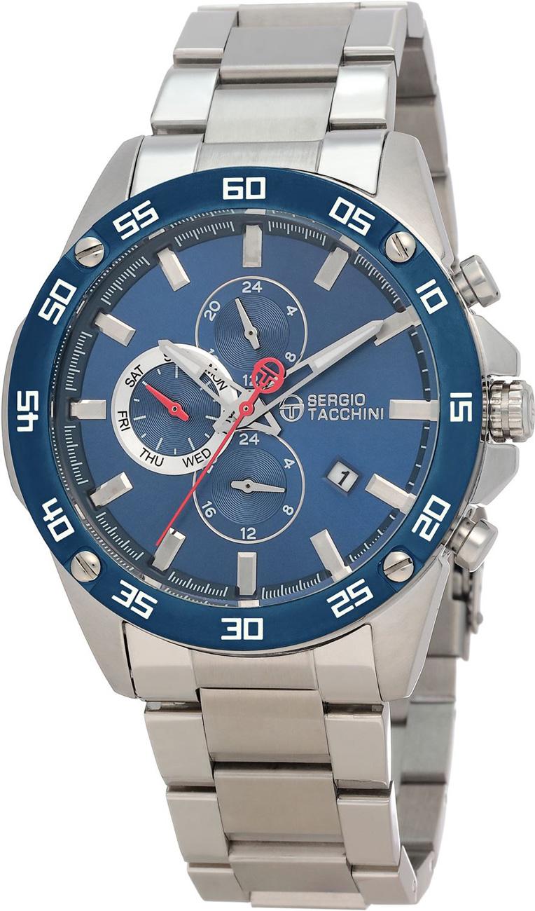Sergio Tacchini ST.1.10040.2 Takvimli 43 mm Çelik Kordon Analog Kol Saati