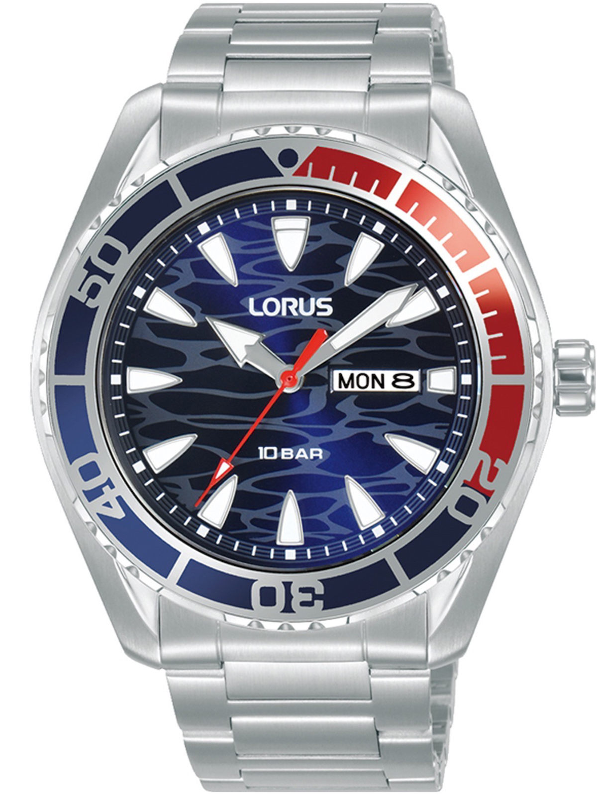 Lorus RH383AX9 Takvimli 43 mm Çelik Kordon Analog Erkek Kol Saati