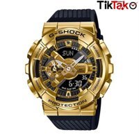 Casio GM-110G-1A9DR Takvimli 49 mm Siyah Çelik Kordon Analog Erkek Kol Saati