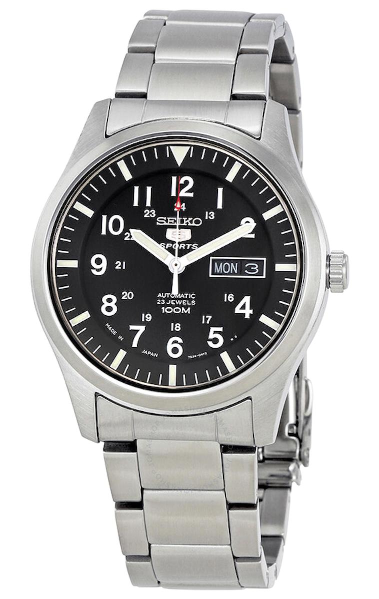 Seiko SNZG13J Takvimli 42 mm Çelik Kordon Analog Erkek Kol Saati