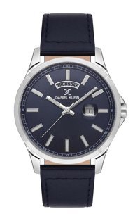 Daniel Klein DK.1.13659-2 Takvimli 42 mm Siyah Deri Kordon Analog Erkek Kol Saati
