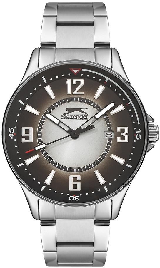 Slazenger SL.09.1940.1.04 Takvimli 44 mm Çelik Kordon Analog Erkek Kol Saati