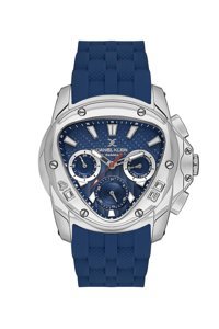 Daniel Klein DK.1.13679.2 Takvimli 45 mm Lacivert Silikon Kordon Analog Kol Saati