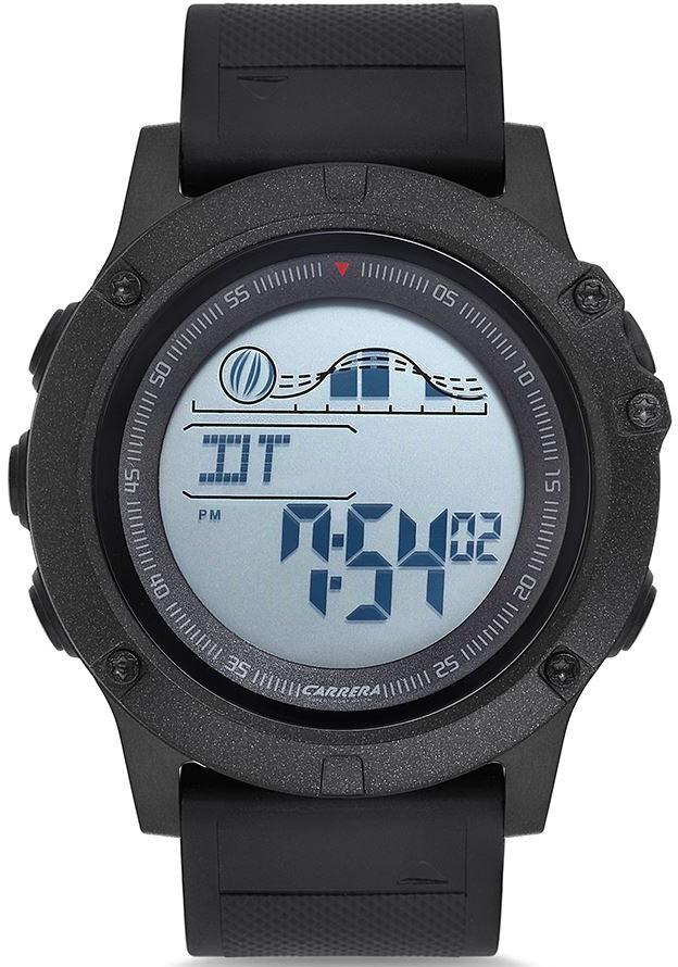 Carrera CRR-M14SK76-DI01 Siyah Silikon Kordon Dijital Kol Saati