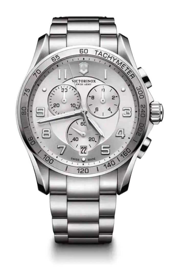 Victorinox Swiss Army 241654 Pusulalı Takvimli 45 mm Çelik Kordon Analog Kol Saati