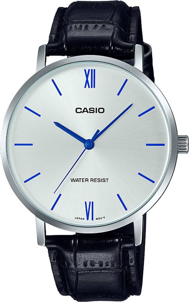 Casio MTP-VT01L-7B1UDF Siyah Deri Kordon Analog Kol Saati