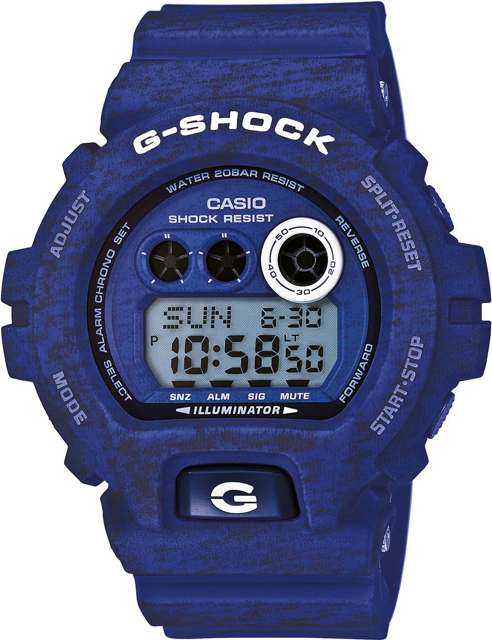 Casio GD-X6900HT-2D Takvimli Mavi Silikon Kordon Analog Kol Saati