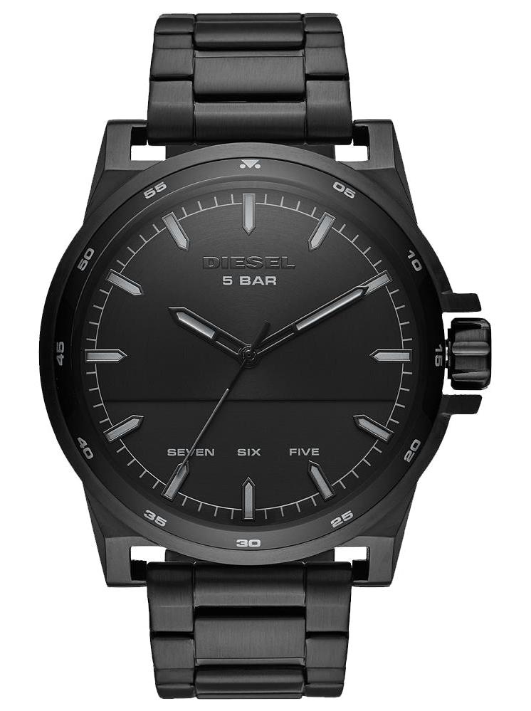 Diesel DZ1934 Takvimli 48 mm Siyah Çelik Kordon Analog Erkek Kol Saati