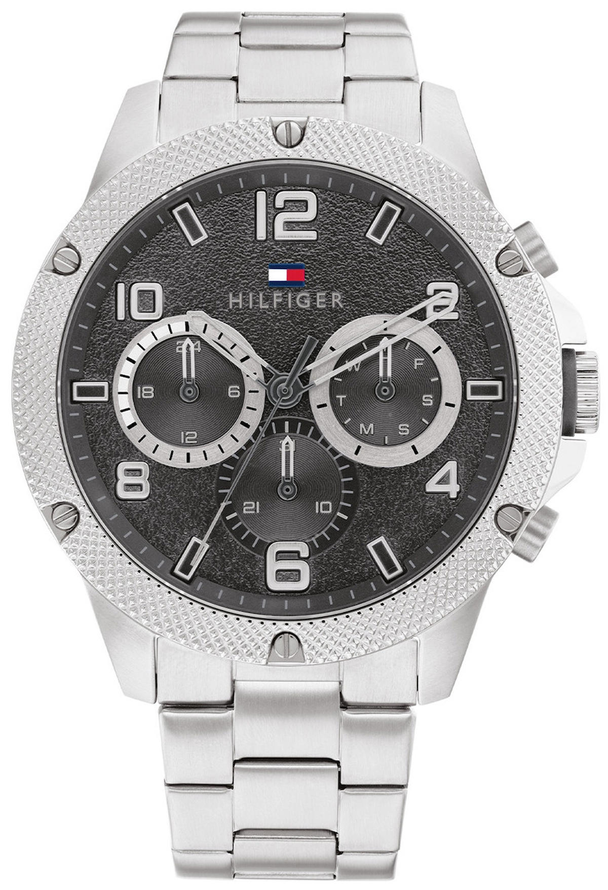 Tommy Hilfiger TH1792029 Takvimli 46 mm Çelik Kordon Analog Erkek Kol Saati