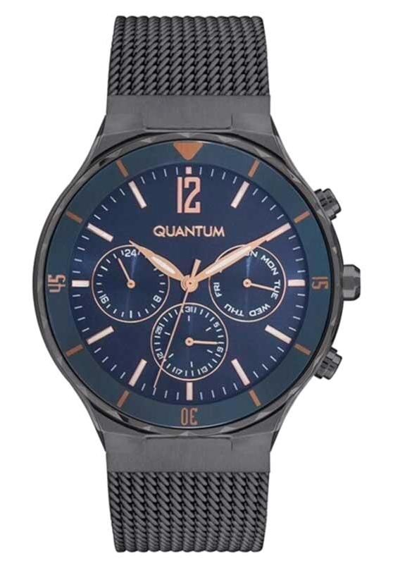 Quantum PWG925.090 Takvimli 45 mm Çelik Kordon Analog Erkek Kol Saati