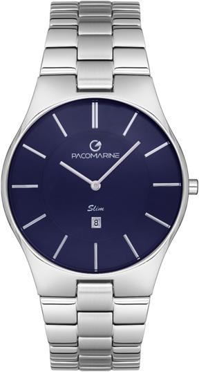 Pacomarine PM.51302.12 Takvimli 38 mm Çelik Kordon Analog Kol Saati