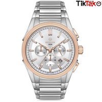 Hislon MS109T-02SR Pusulalı Takvimli Çelik Kordon Analog Erkek Kol Saati
