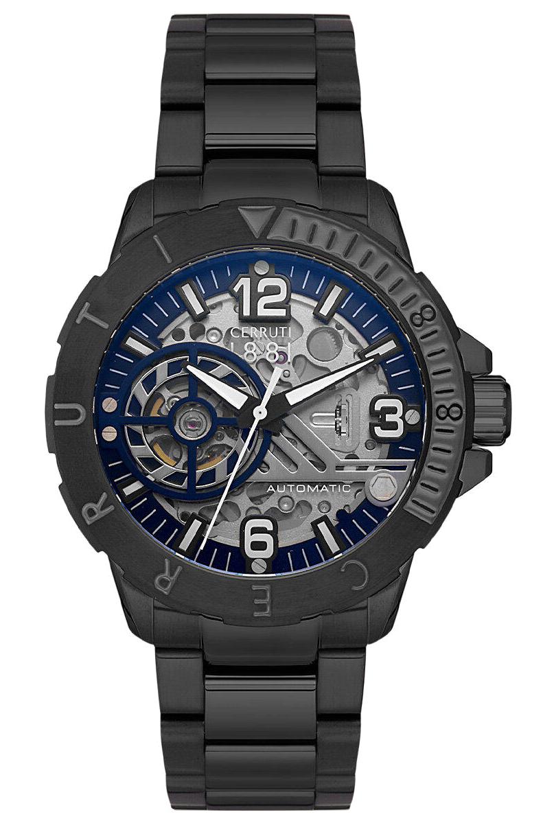 Cerruti 1881 CIWGL0030802 44 mm Siyah Çelik Kordon Analog Erkek Kol Saati