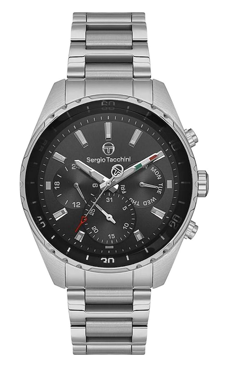 Sergio Tacchini ST.1.10387.1 Takvimli 44 mm Çelik Kordon Analog Erkek Kol Saati