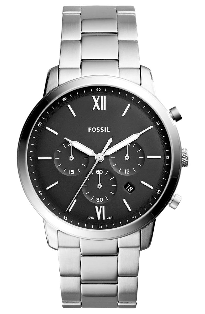 Fossil FFS5384 Takvimli 44 mm Çelik Kordon Analog Erkek Kol Saati