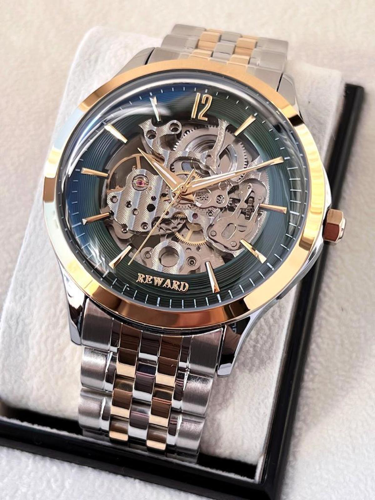 Reward RWD.19 44 mm Altın-Çelik Kordon Analog Erkek Kol Saati