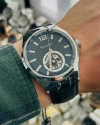Ferrucci FCF.12072FK.05 43 mm Siyah Çelik Kordon Analog Erkek Kol Saati