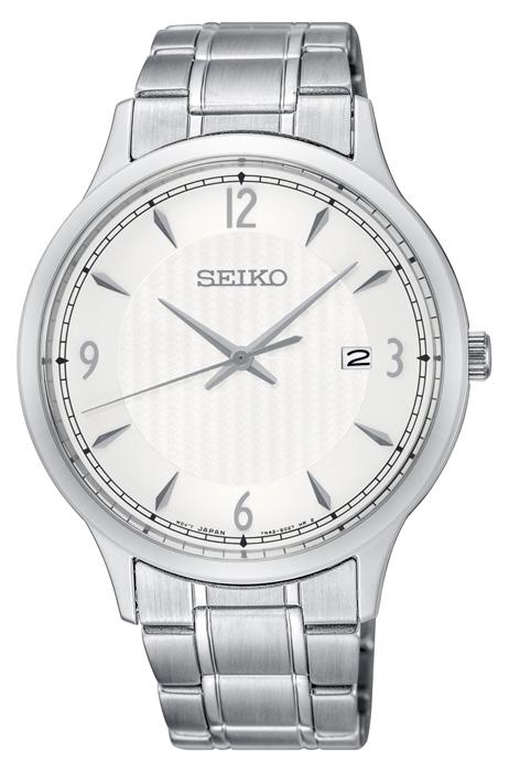 Seiko SGEH79P Takvimli 45 mm Çelik Kordon Analog Erkek Kol Saati