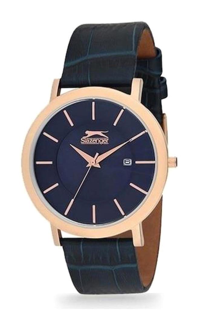 Slazenger SL.09.0872.1.Y3 Takvimli 38 mm Siyah Çelik Kordon Analog Kol Saati