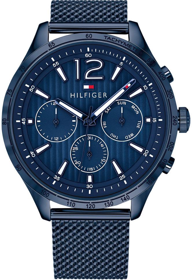 Tommy Hilfiger TH1791471 Takvimli 46 mm Lacivert Metal Kordon Analog Erkek Kol Saati