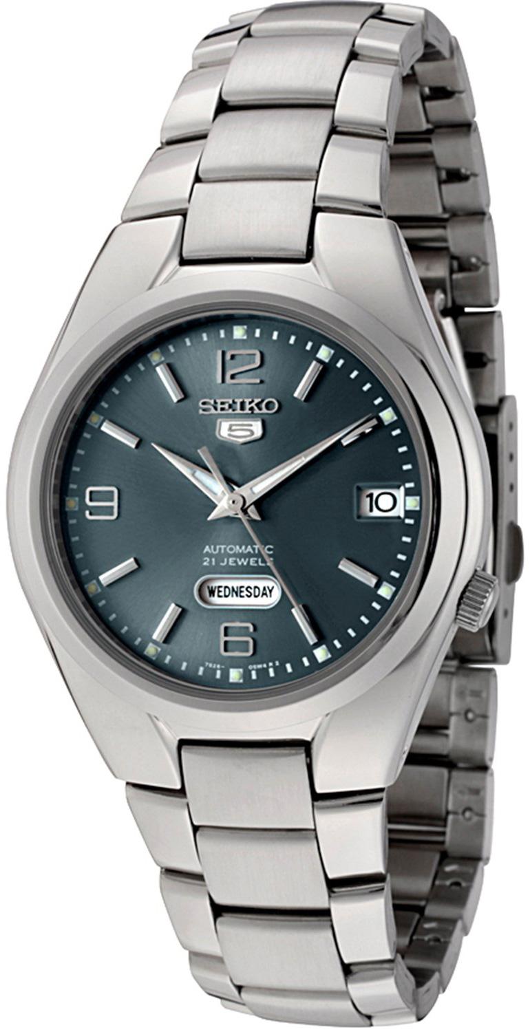 Seiko SNK621K Takvimli 37 mm Çelik Kordon Analog Kol Saati