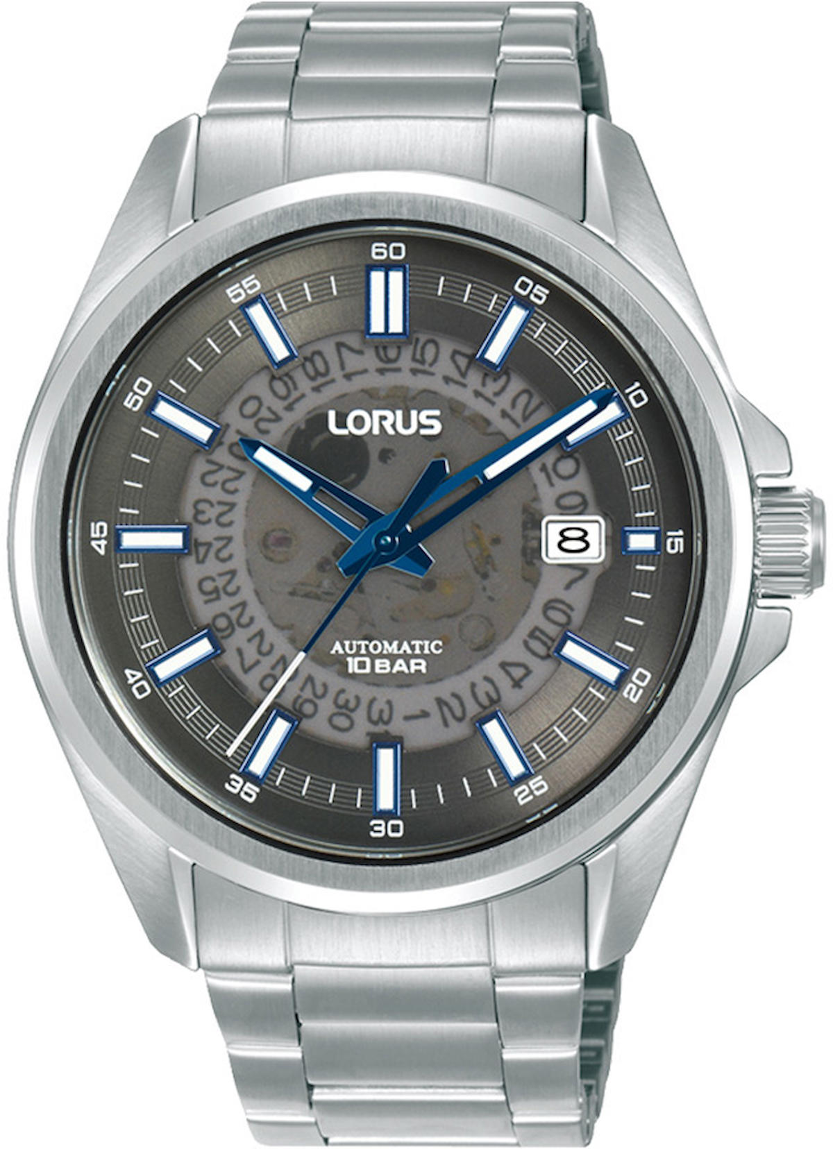 Lorus RU407AX9 Takvimli 43 mm Çelik Kordon Analog Erkek Kol Saati