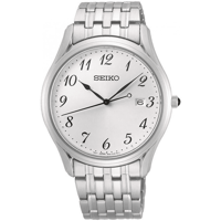 Seiko SUR299P Takvimli 39 mm Çelik Kordon Analog Erkek Kol Saati