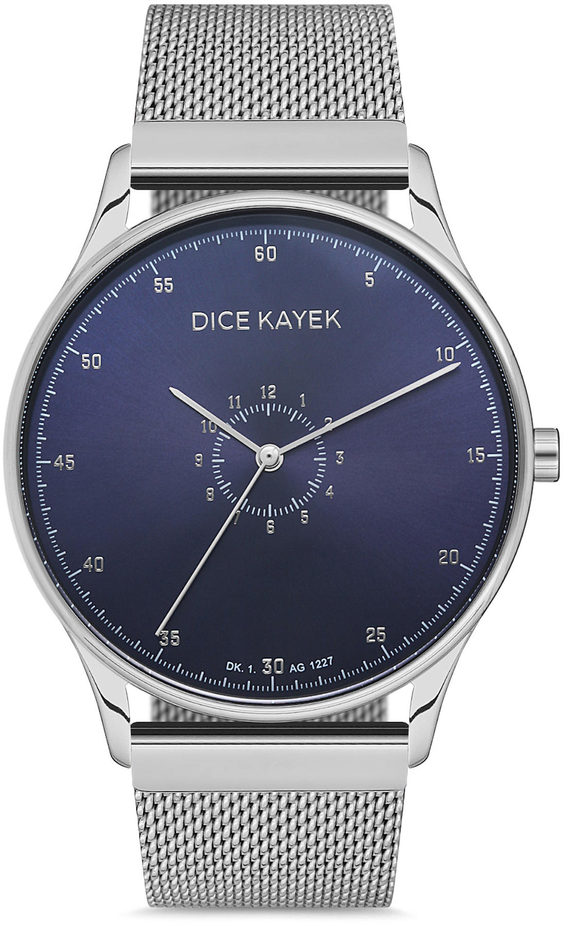 Dice Kayek DK.1.AG1227.03 Takvimli 42 mm Metal Kordon Analog Kol Saati