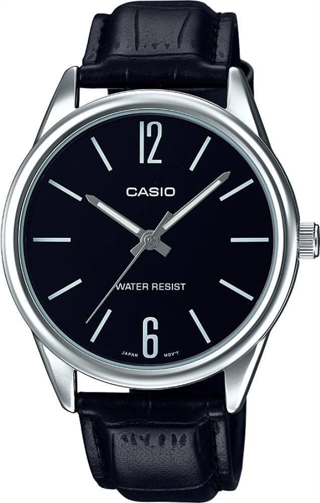 Casio MTP-V005L-1BUDF 40 mm Siyah Çelik Kordon Analog Kol Saati