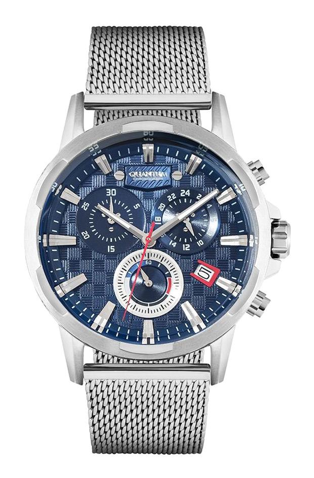 Quantum PWG865.380 Takvimli 45 mm Çelik Kordon Analog Erkek Kol Saati