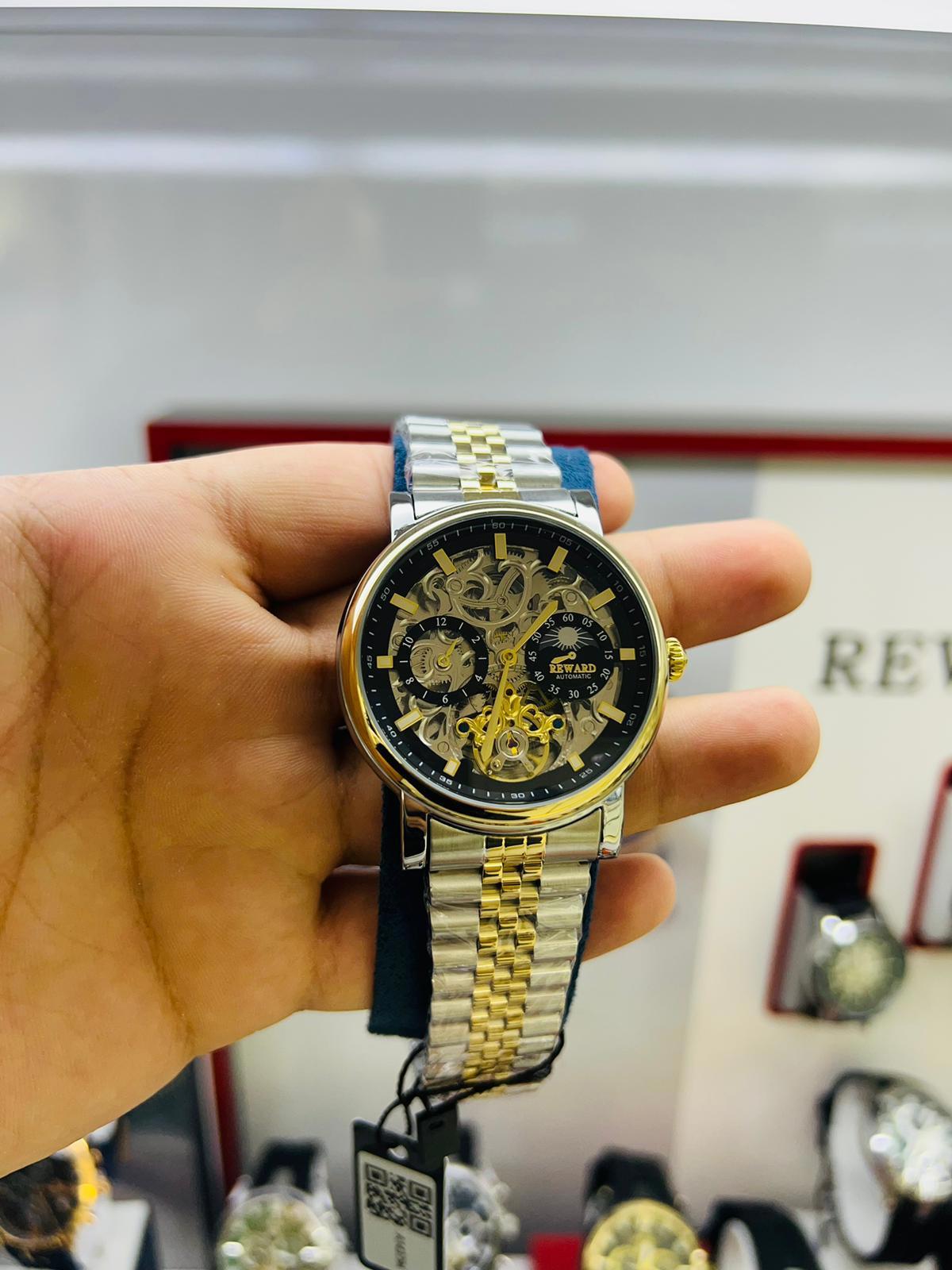 Reward DAS98741.C6 44 mm Gri-Sarı Metal Kordon Analog Erkek Kol Saati
