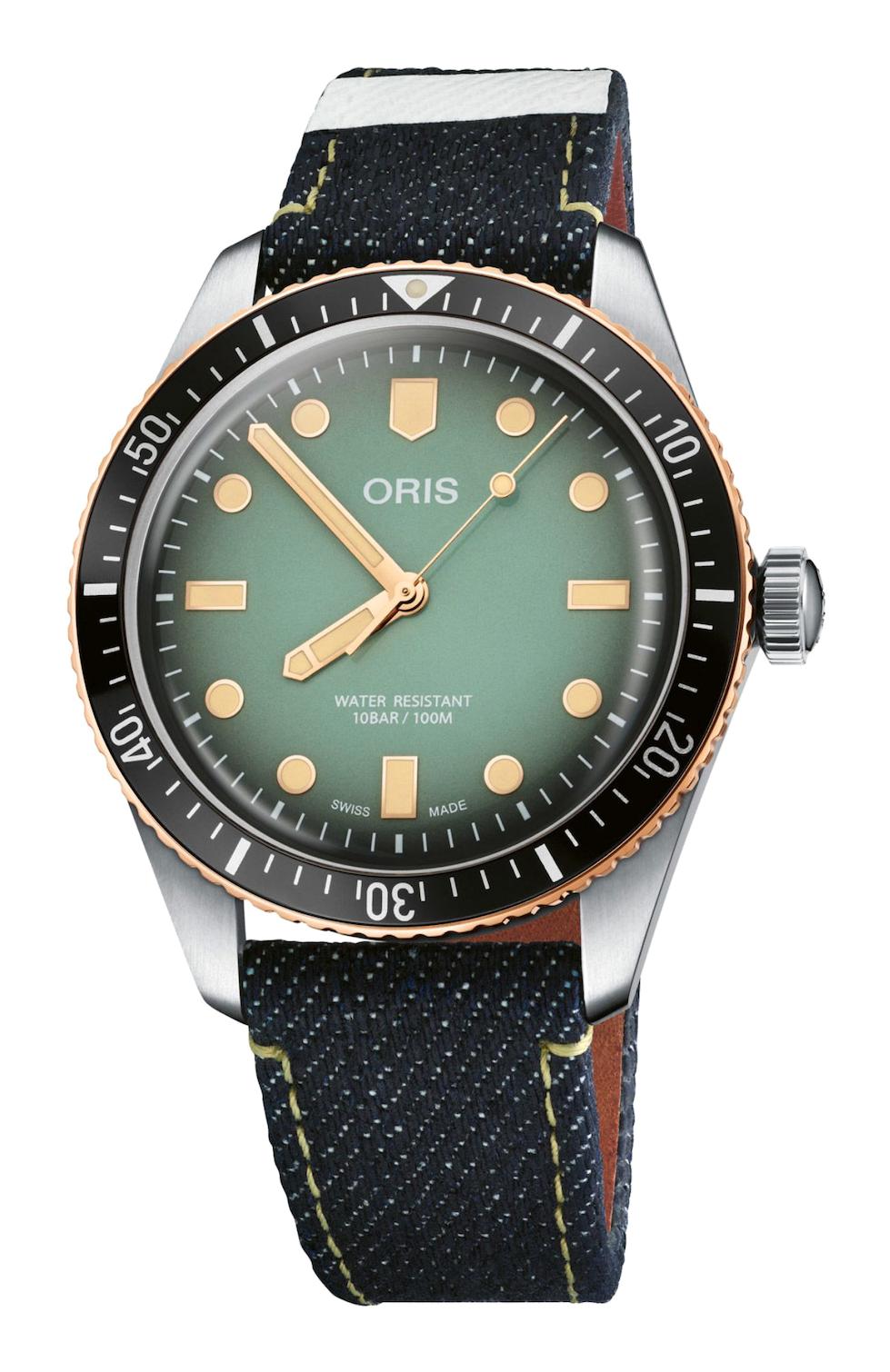 Oris Oris x Momotaro Takvimli 40 mm Siyah Kumaş Kordon Analog Kol Saati