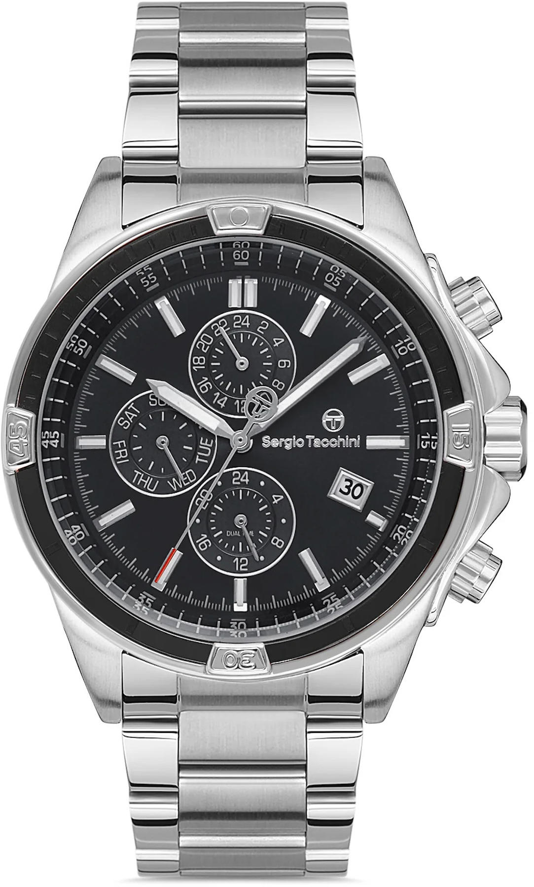 Sergio Tacchini ST.1.10328.1 Takvimli 42 mm Çelik Kordon Analog Kol Saati