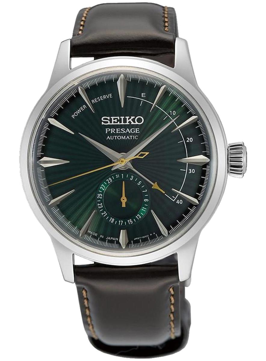 Seiko SSA459J1 Takvimli 40 mm Kahverengi Deri Kordon Analog Erkek Kol Saati