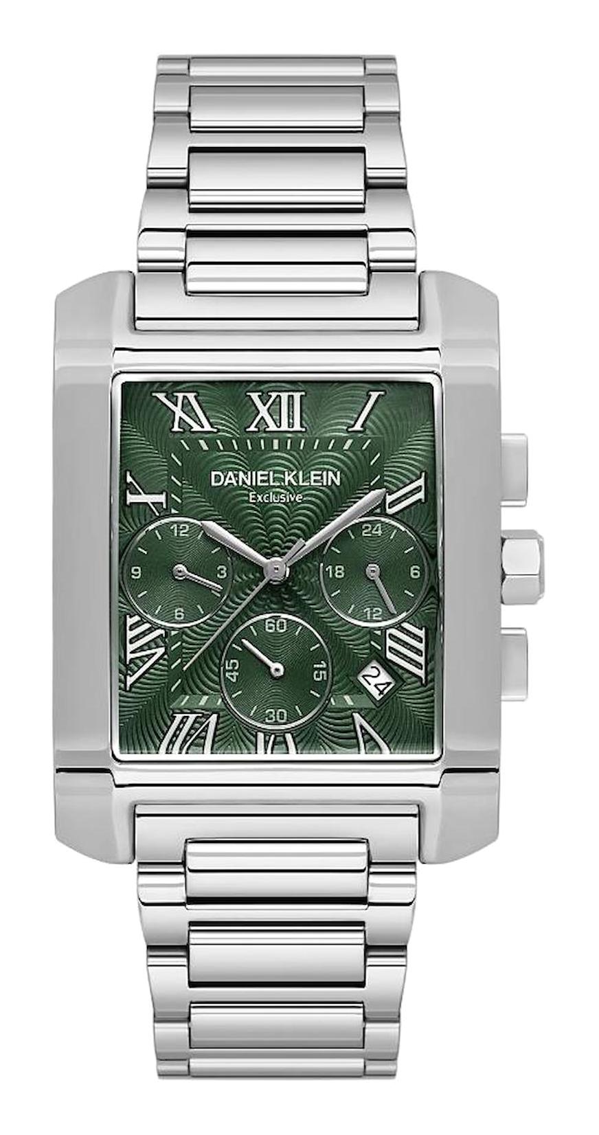 Daniel Klein DKE.1.10679-4 Takvimli 35 mm Metal Kordon Analog Erkek Kol Saati