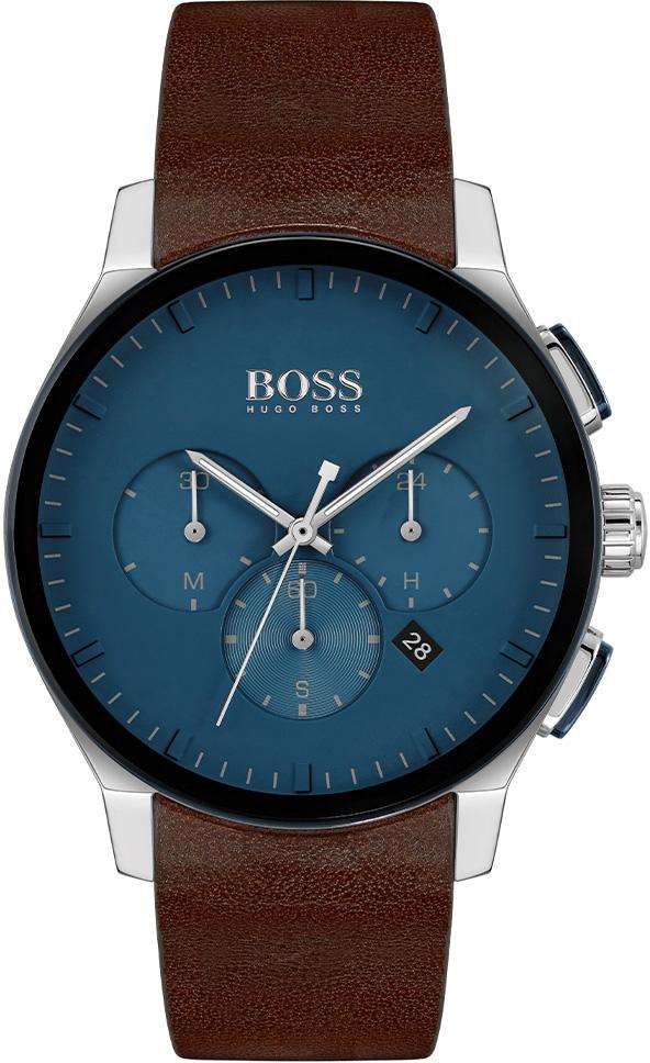 Hugo Boss HB1513760 Kahverengi Deri Kordon Analog Kol Saati