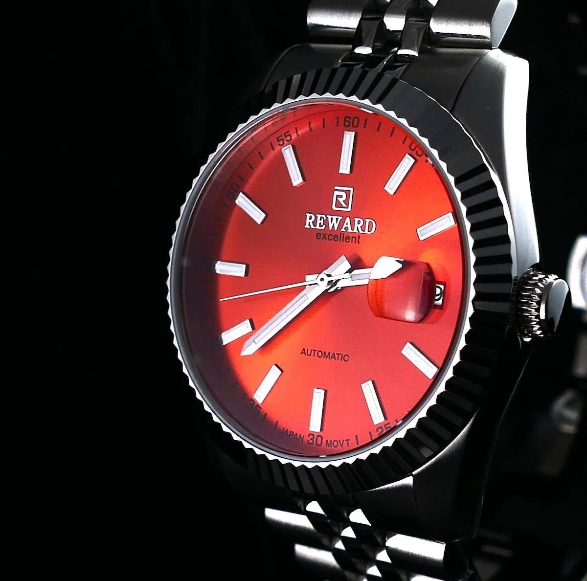 Reward A144348 Takvimli 40 mm Çelik Kordon Analog Kol Saati