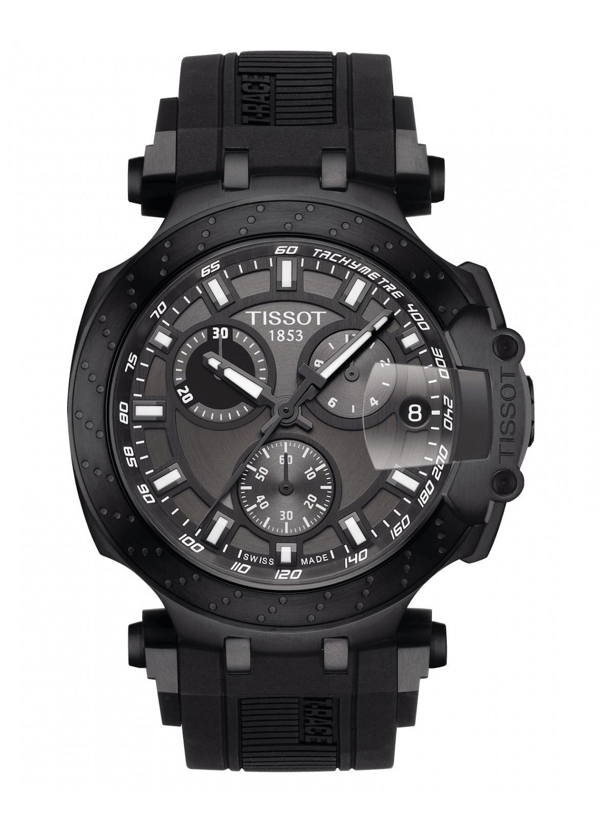 Tissot T1154173706103 Takvimli 44 mm Siyah Silikon Kordon Analog Erkek Kol Saati