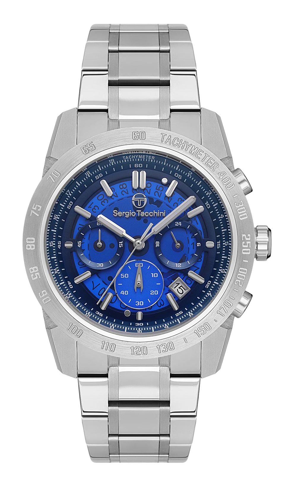 Sergio Tacchini ST.1.10434.2 Takvimli 44 mm Çelik Kordon Analog Erkek Kol Saati