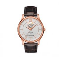 Tissot T0639073603800 44 mm Kahverengi Çelik Kordon Analog Kol Saati