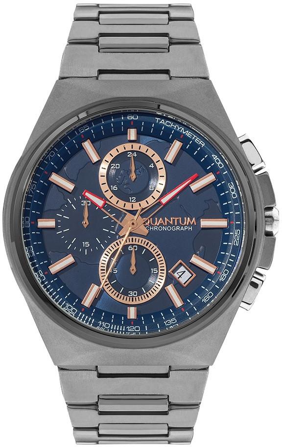 Quantum TTG899.590N 45 mm Metal Kordon Analog Erkek Kol Saati
