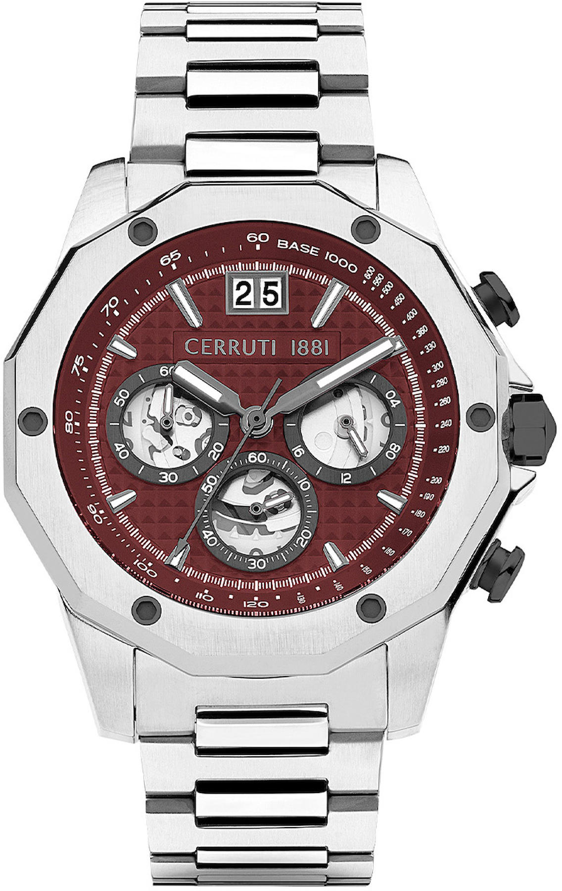 Cerruti 1881 CIWGI2207405 Takvimli 45 mm Çelik Kordon Analog Kol Saati
