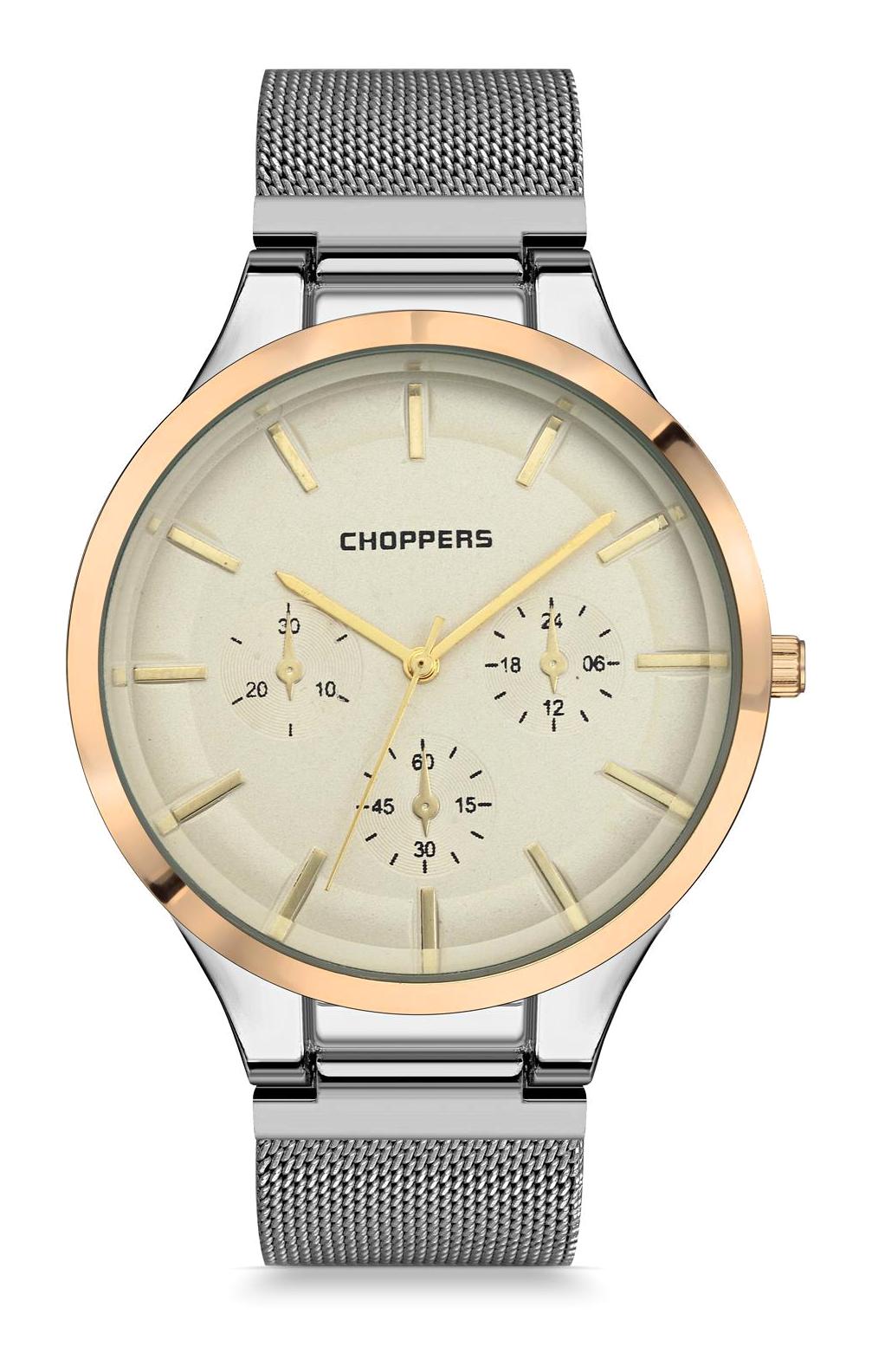 Choppers CEH28129 Metal Kordon Analog Erkek Kol Saati