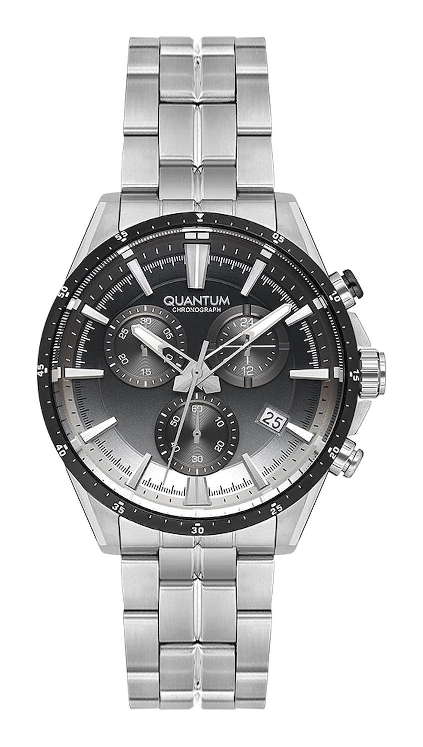 Quantum PWG1111.350 Takvimli 44 mm Çelik Kordon Analog Erkek Kol Saati