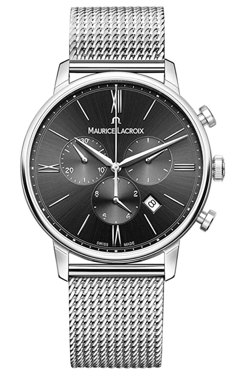 Maurice Lacroix ML-EL1098SS002310-1 Takvimli 40 mm Çelik Kordon Analog Erkek Kol Saati