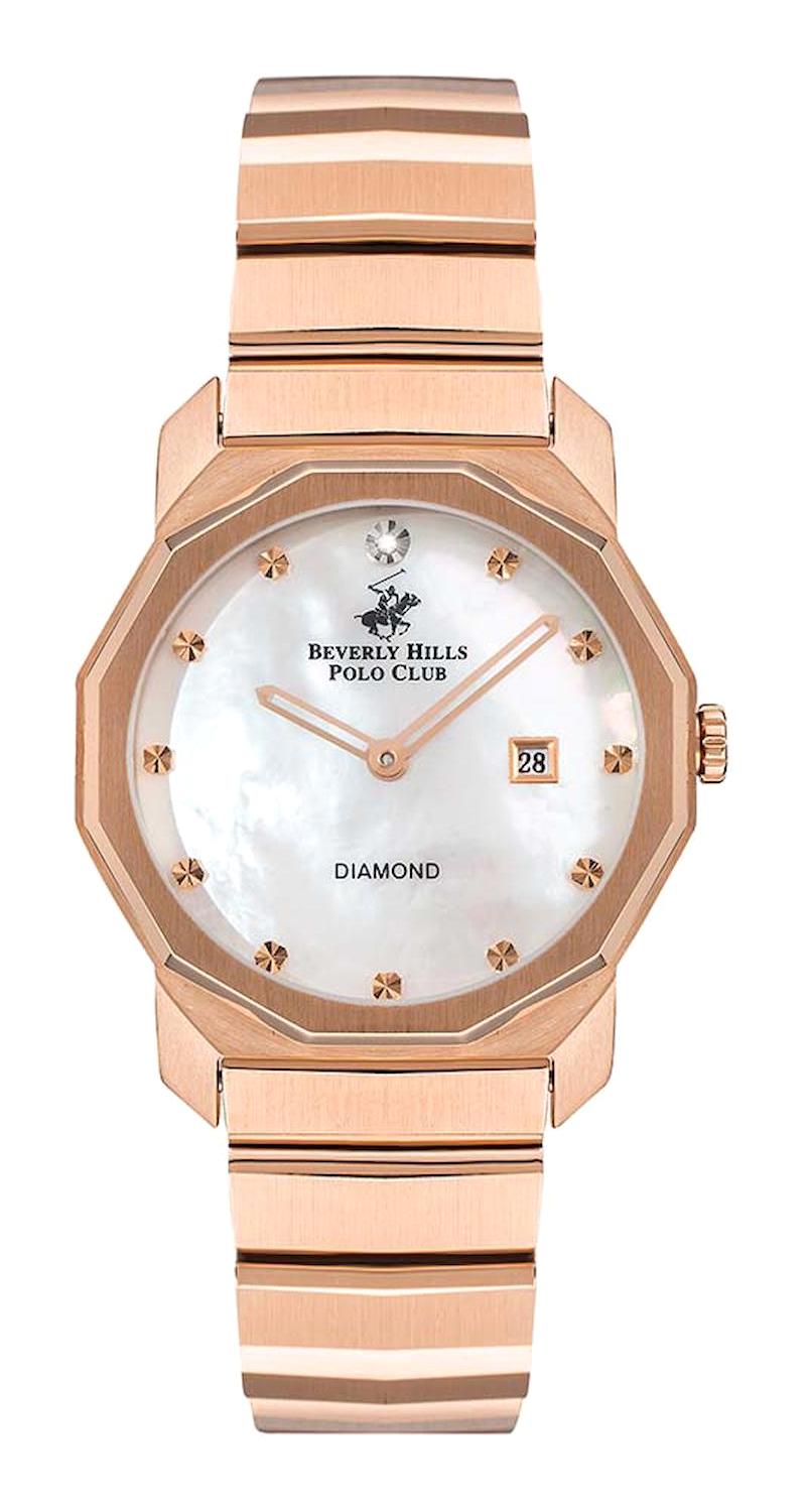 Beverly Hills Polo Club BP3284X420 Rose Gold Metal Kordon Analog Erkek Kol Saati