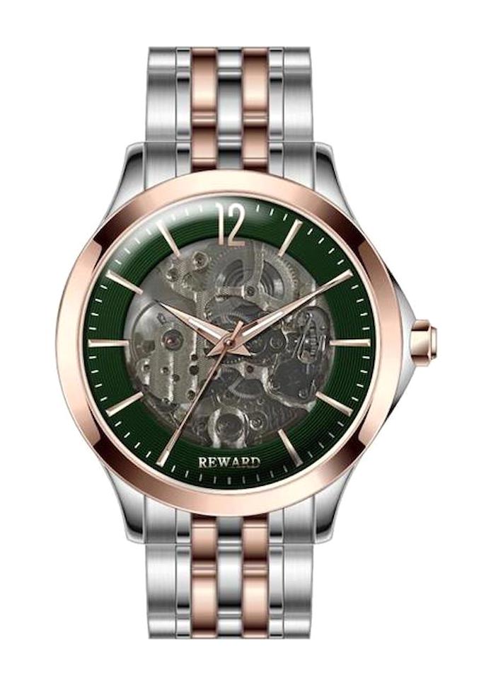 Reward A144012 45 mm Gri-Rose Gold Metal Kordon Analog Erkek Kol Saati