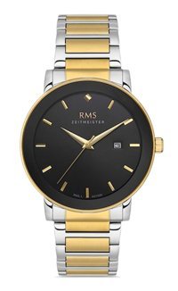 Romanson RMS.1.AG1500.03 Takvimli Altın-Çelik Kordon Analog Erkek Kol Saati