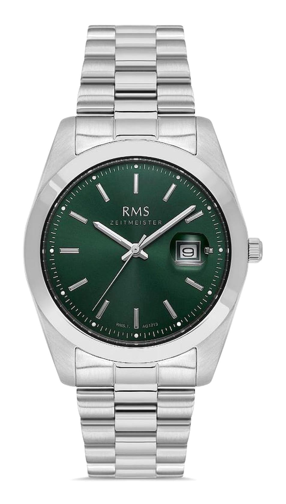 Romanson RMS.1.AG1213.13 Takvimli 40 mm Metal Kordon Analog Erkek Kol Saati