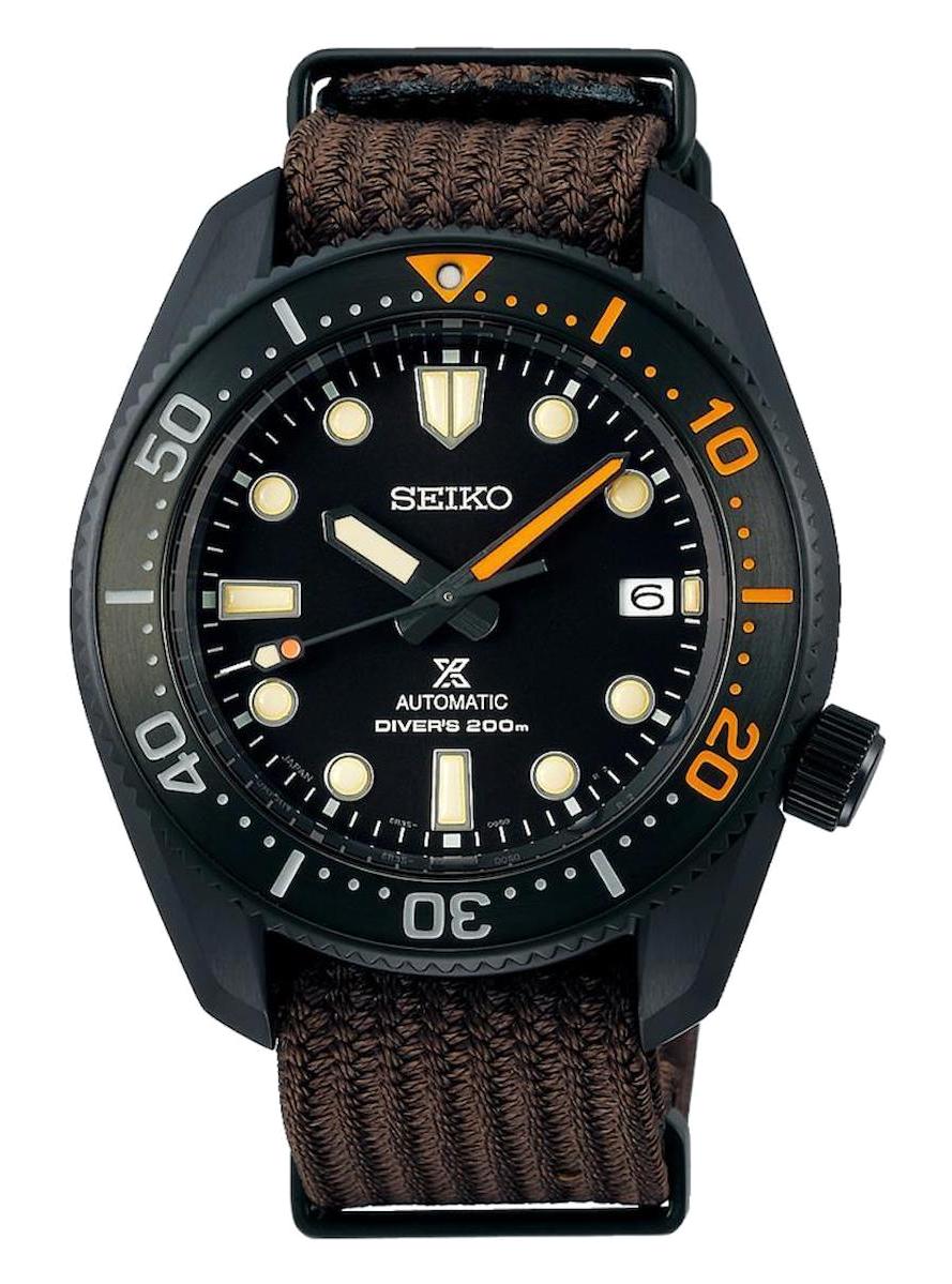 Seiko SPB255J Takvimli 42 mm Kahverengi Kanvas Kordon Analog Erkek Kol Saati